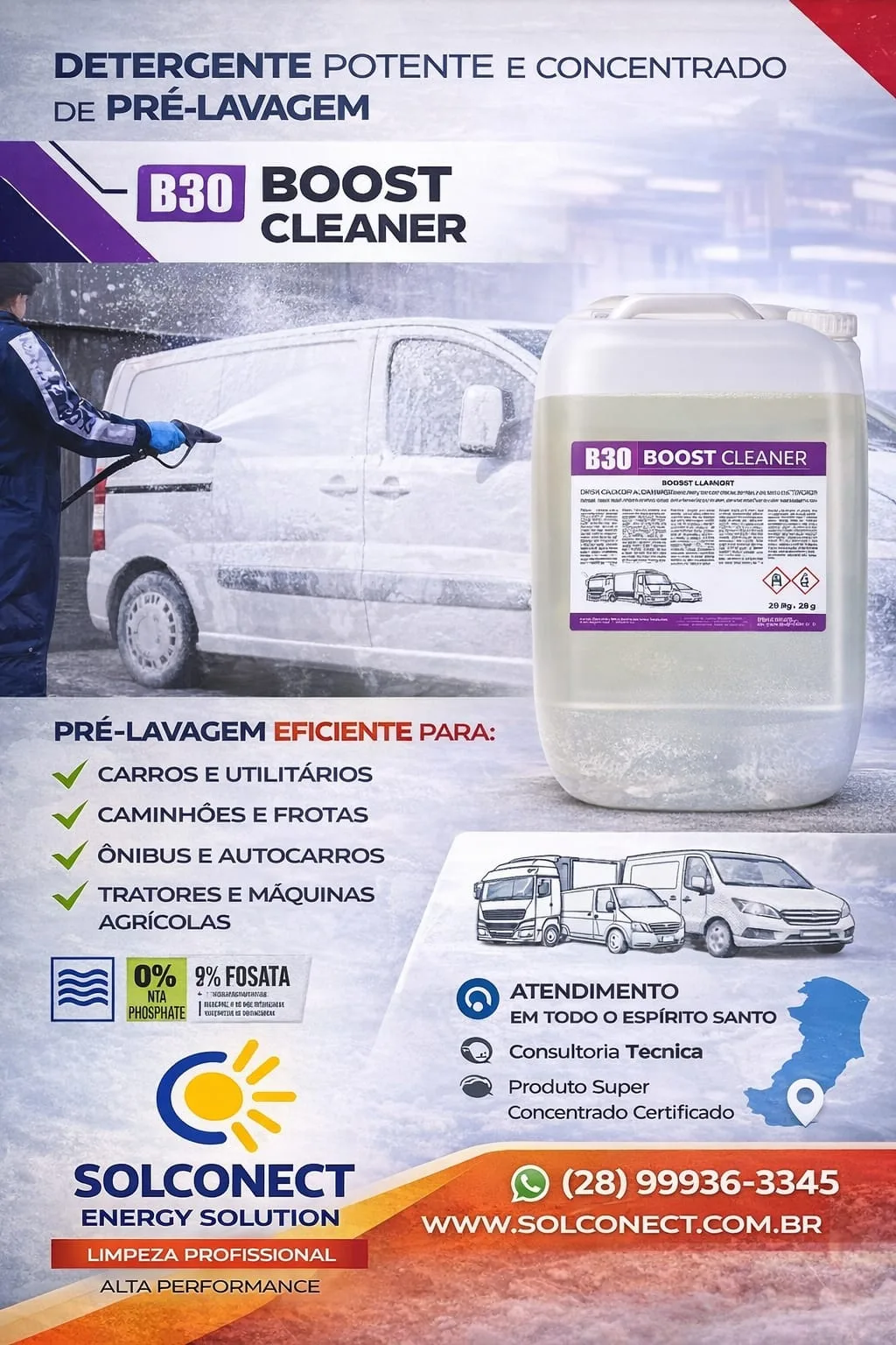 Embalagem Flowey B30 Boost Cleaner