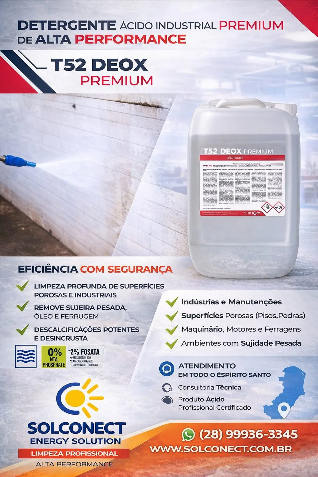Embalagem Flowey T52 Deox Premium